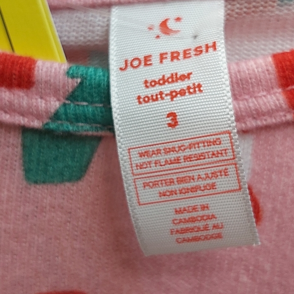 Joe Fresh toddler size 3 Pajamas-  2 pc. - Picture 5 of 8